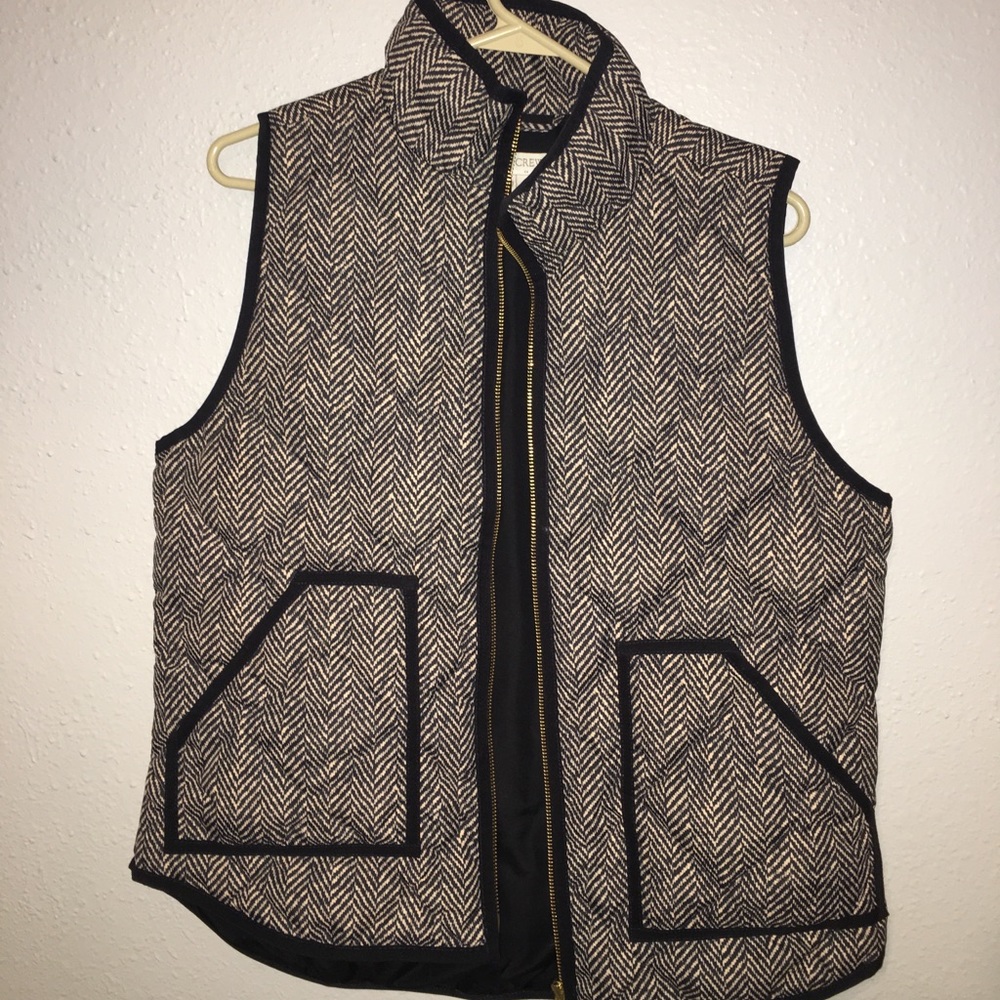 J CREW quilted vest